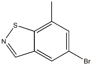 5-Bromo-7-methyl-benzo[d]isothiazole 结构式