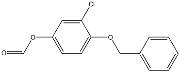 4-(benzyloxy)-3-chlorophenyl formate 结构式