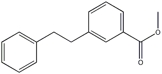 methyl 3-phenethylbenzoate 结构式