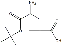 Boc-4-amino-2,2-dimethyl-butyric acid 结构式