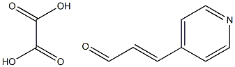 beta-(4-Pyridyl)acrolein Oxalate 结构式