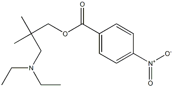 3-(diethylaMino)-2,2-diMethylpropyl 4-nitrobenzoate 结构式