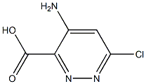 4-aMino-6-chloropyridazine-3-carboxylic acid 结构式