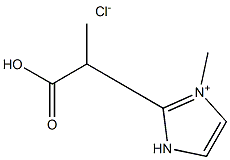 1-羧乙基-3-甲基咪唑氯盐 结构式