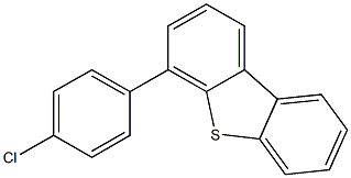 4-(4-chloro-phenyl)-dibenzothiophene 结构式