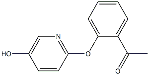 1-(2-(5-hydroxypyridin-2-yloxy)phenyl)ethanone 结构式