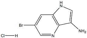 3-AMino-6-BroMo-4-azaindole hydrochloride 结构式