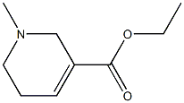 Ethyl 1-methyl-1,2,5,6-tetrahydropyridine-3-carboxylate 结构式