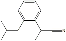 2-[(4-Isobutyl)phenyl]propionitrile 97% 结构式