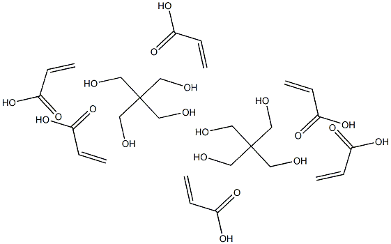 双季戊四醇六丙烯酸酸酯 结构式