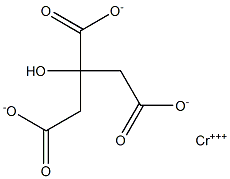 柠檬酸铬 结构式