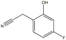 2-羟基-4-氟苯乙腈 结构式