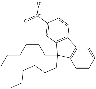 9,9-二己基-2-硝基芴 结构式