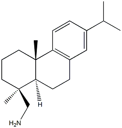 (+)-脱氢枞胺 结构式