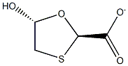 (2R,5R)-5-羟基-[1,3] -氧硫杂环戊烷 -2-羧酸孟酯 结构式