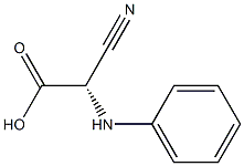 2-氰基-DL-苯甘氨酸 结构式