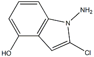 1-氨基-2-氯-4-羟基蒽醌 结构式