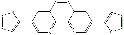 3,8-(二噻酚-2-基)-1,10-菲罗啉 结构式