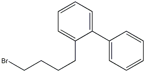 4-溴丁基联苯 结构式