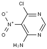 4-氨基-6-氯-5-硝基嘧啶 结构式