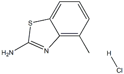 2-氨基-4-甲基苯并噻唑盐酸盐 结构式