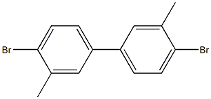 4,4'-3,3'-二甲基二溴联苯 结构式