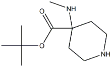 4-BOC-4-甲基氨基哌啶 结构式