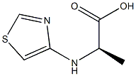 4-噻唑-D-丙氨酸 结构式