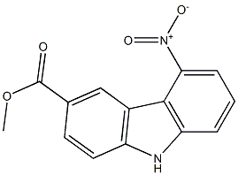 5-硝基吲唑-3-羧酸甲酯 结构式