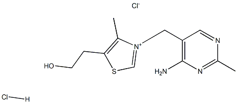 盐酸维生素B1原料 结构式