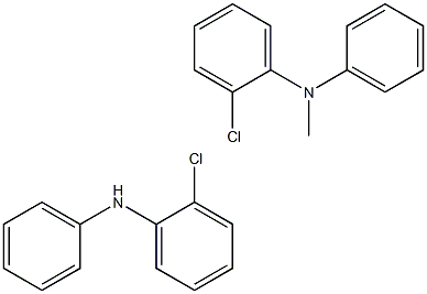 二邻氯二苯胺甲烷 结构式