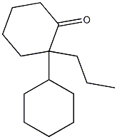 反式正丙基环己基环己酮 结构式