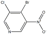 4-溴-3-氯-5-硝基吡啶 结构式