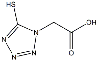 5-巯基-四氮唑-1-基-乙酸 结构式