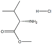 L-缬氨酸甲酯盐酸 结构式