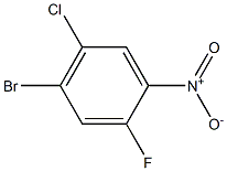 4-溴-5-氯-2-氟硝基苯 结构式