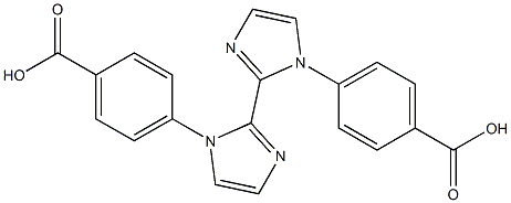 4,4 ' - ( 1H,1 ' H - [ 2,2 ' -联咪唑] - 1,1 ' -二酰基)二苯甲酸 结构式