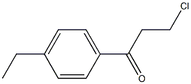 3-chloro-1-(4-ethylphenyl)propan-1-one 结构式