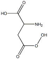 2-氨基-4-羟基-1,4-丁二酸 结构式