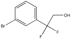 2-(3-Bromophenyl)-2,2-difluoro-ethanol 结构式