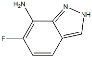 6-Fluoro-2H-indazol-7-ylamine 结构式
