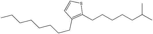 2-异辛基-3-辛基噻吩 结构式