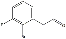 2-(2-bromo-3-fluorophenyl)acetaldehyde 结构式