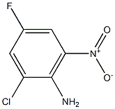 2-chloro-4-fluoro-6-nitrobenzenamine 结构式