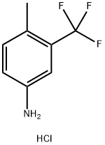 4-methyl-3-(trifluoromethyl)aniline hydrochloride 结构式