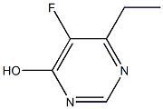 6-乙基-5-氟嘧啶-4-醇 结构式