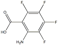 6-氨基-2,3,4,5-四氟苯甲酸 结构式
