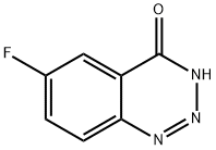 6-Fluoro-3H-1,2,3-benzotriazin-4-one 结构式