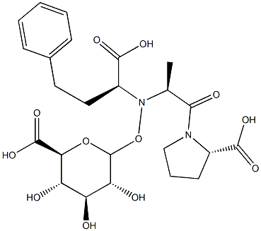 ENALAPRILAT N-GLUCURONIDE 结构式