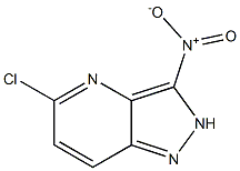 5-Chloro-3-nitro-2H-pyrazolo[4,3-b]pyridine 结构式